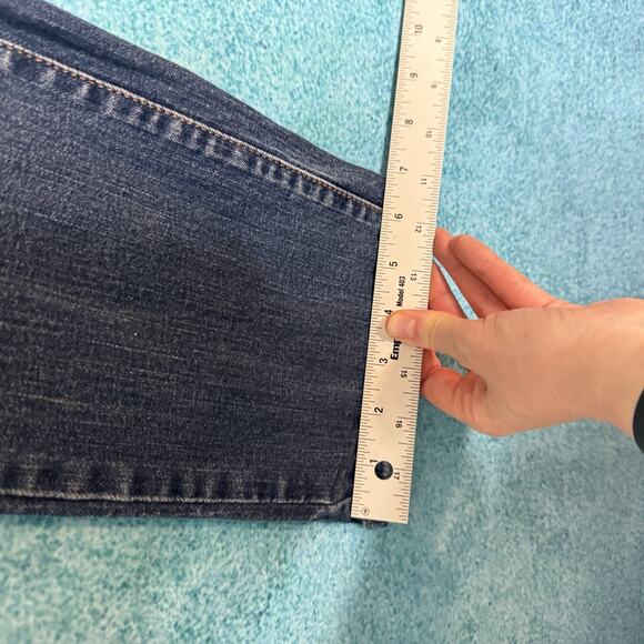 Levi's 505 Jeans Women's Size 28x30 Blue Denim Mid Rise Straight Leg - Picture 9 of 14